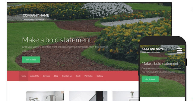 Landscape Designer Managed WordPress Template