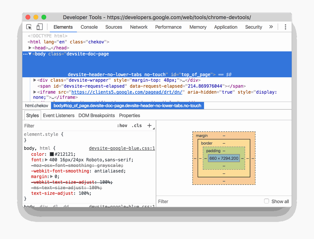 Use your browser’s development tools to learn web design.