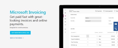 microsoft invoicing microsoft invoicing