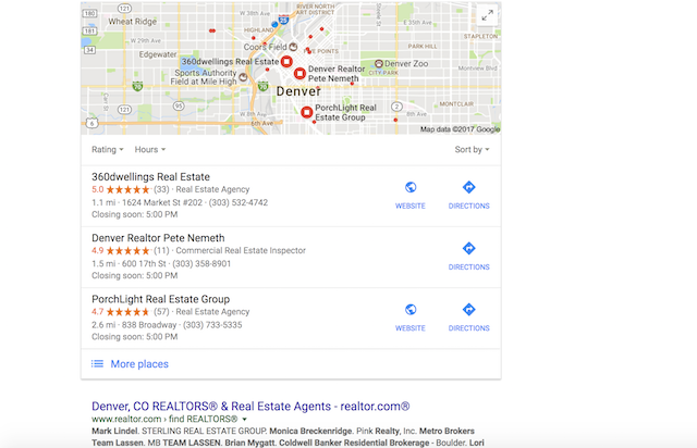 Real Estate SEO Expert Search Results