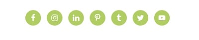 Sassy Social Custom Color Social Icons