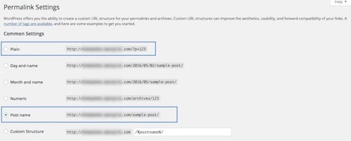 SEO Best Practices Permalink Settings