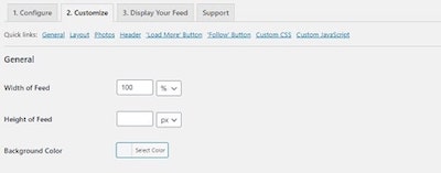 Smash Balloon Social Photo Feed Customize Plugin