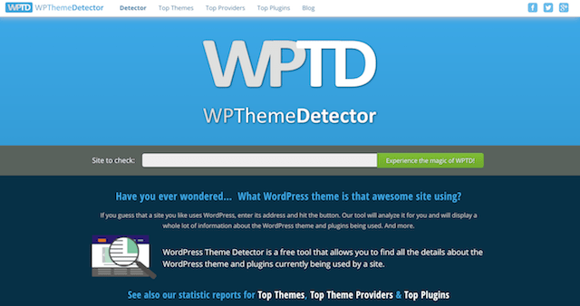 Website Design Inspiration WPThemeDetector