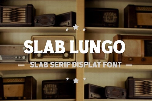 Website Typography Slab Lungo
