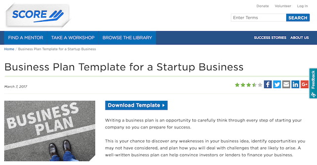 Business plans templates