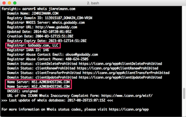 WHOIS Domain Lookup - Find out who owns a website - GoDaddy