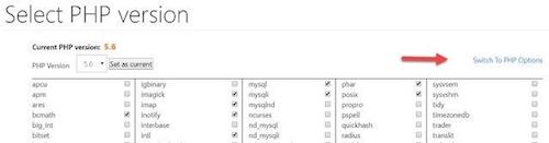 WordPress Cpanel PHP Version