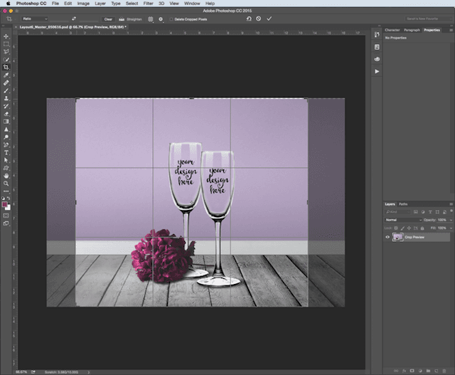 Photoshop Tricks Drag Edge