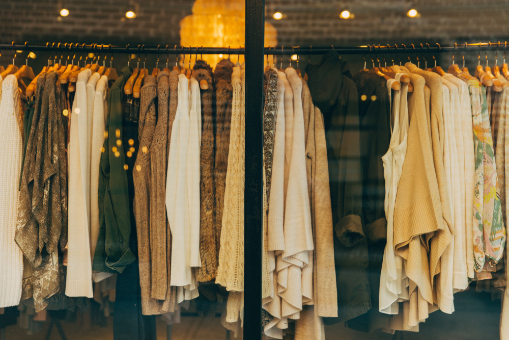 fashion blog clothes rack