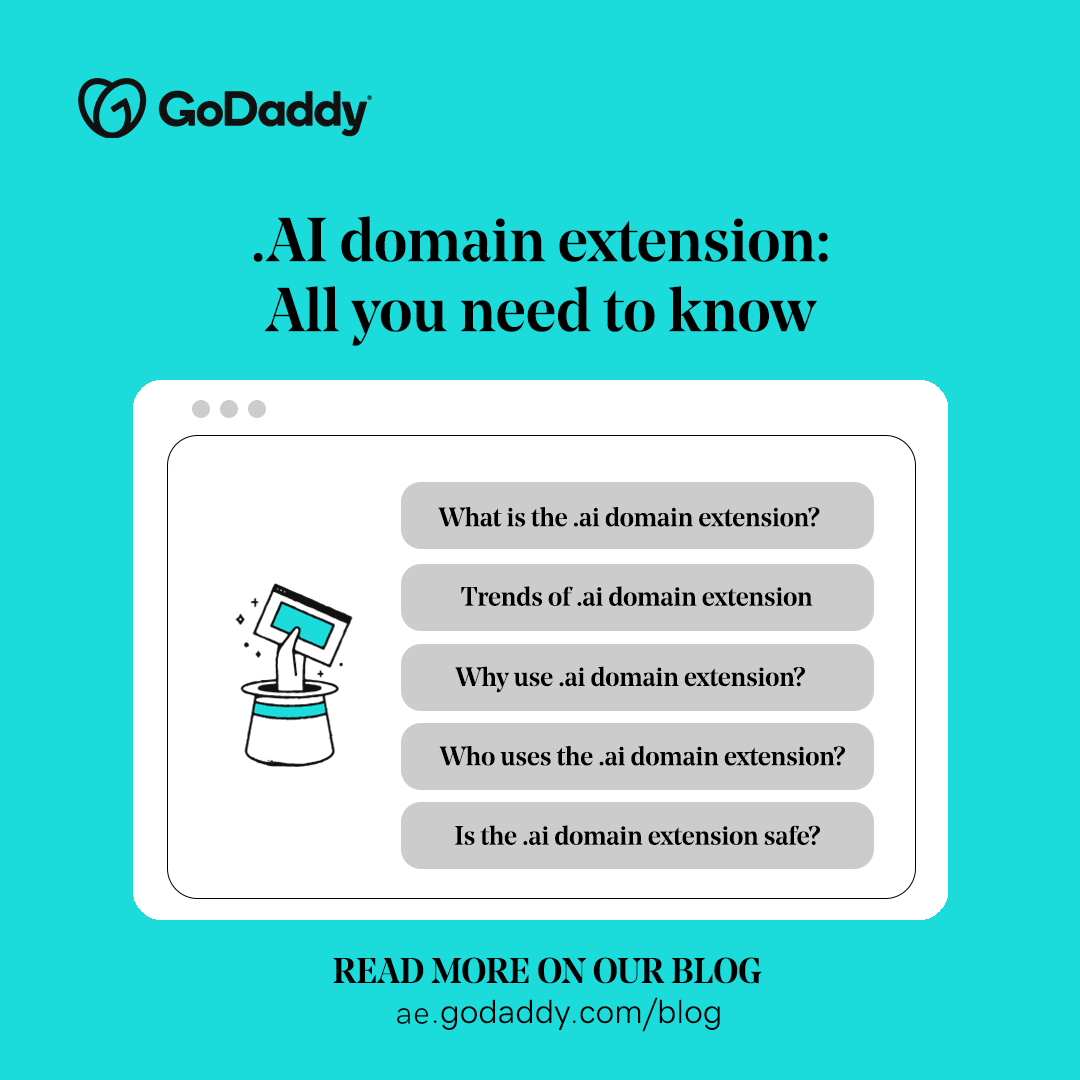 what is .ai domain name infographic that shows the content of the article