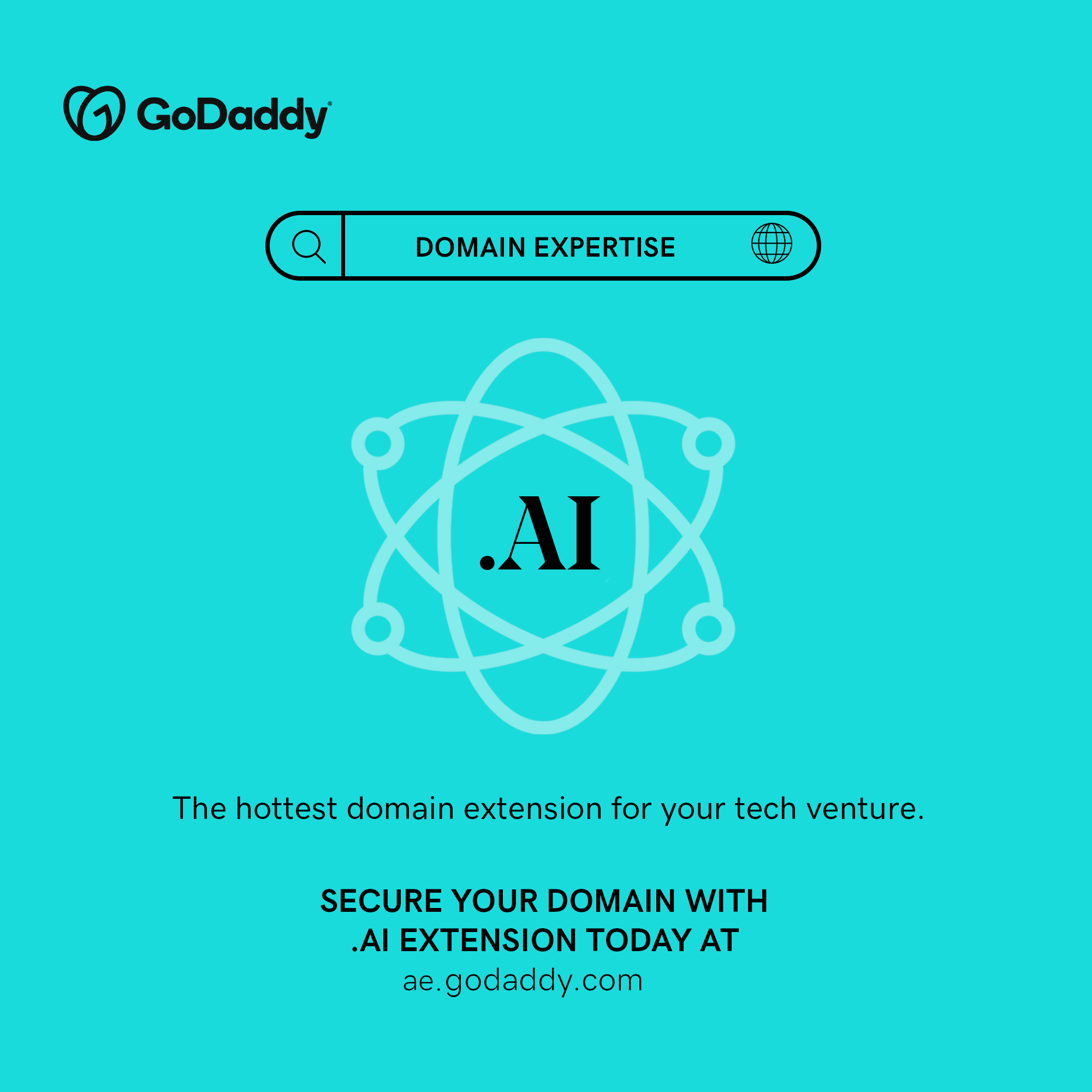 Secure your ai domain name from ae.godaddy/com