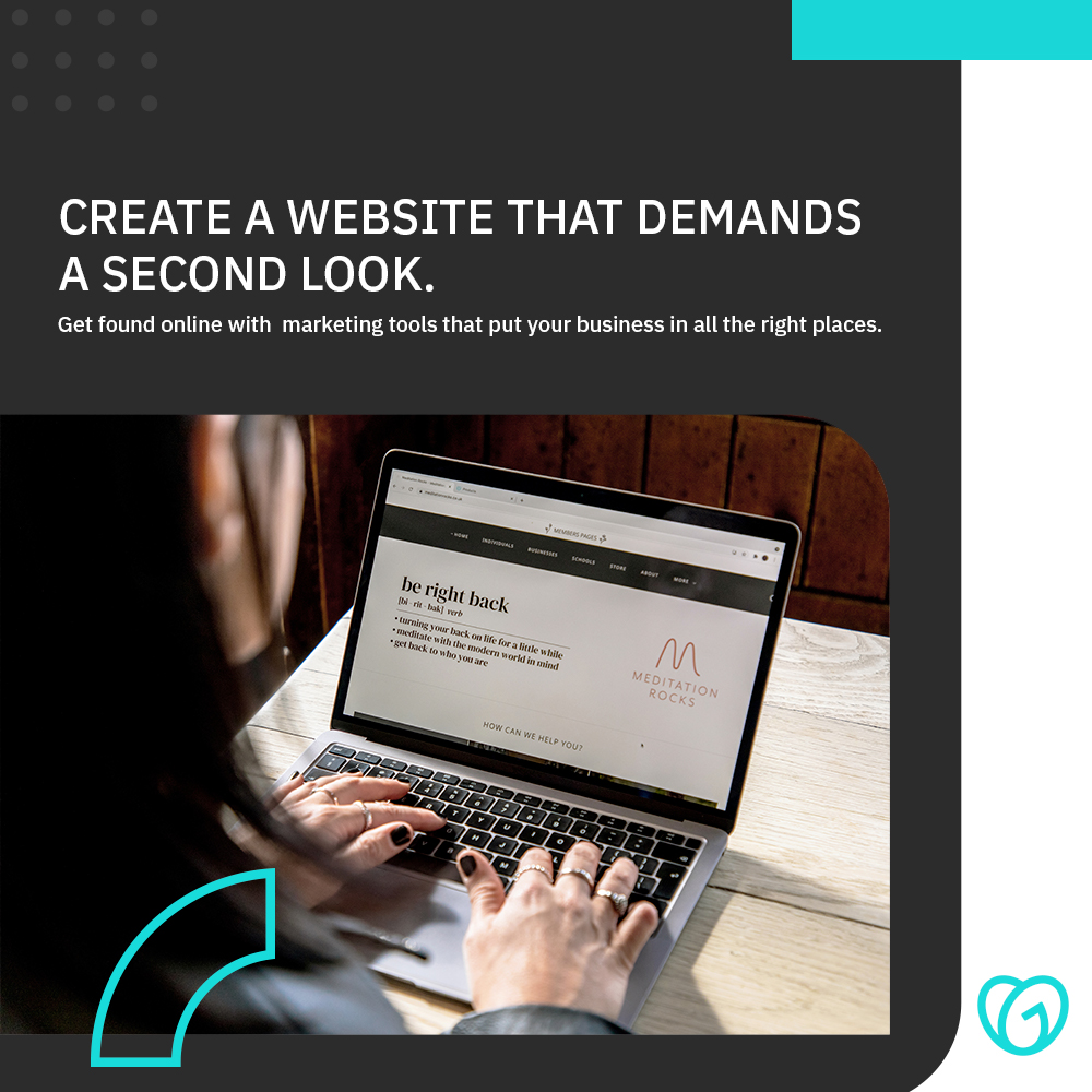 create a website that demands a second look with the GoDaddy website builder