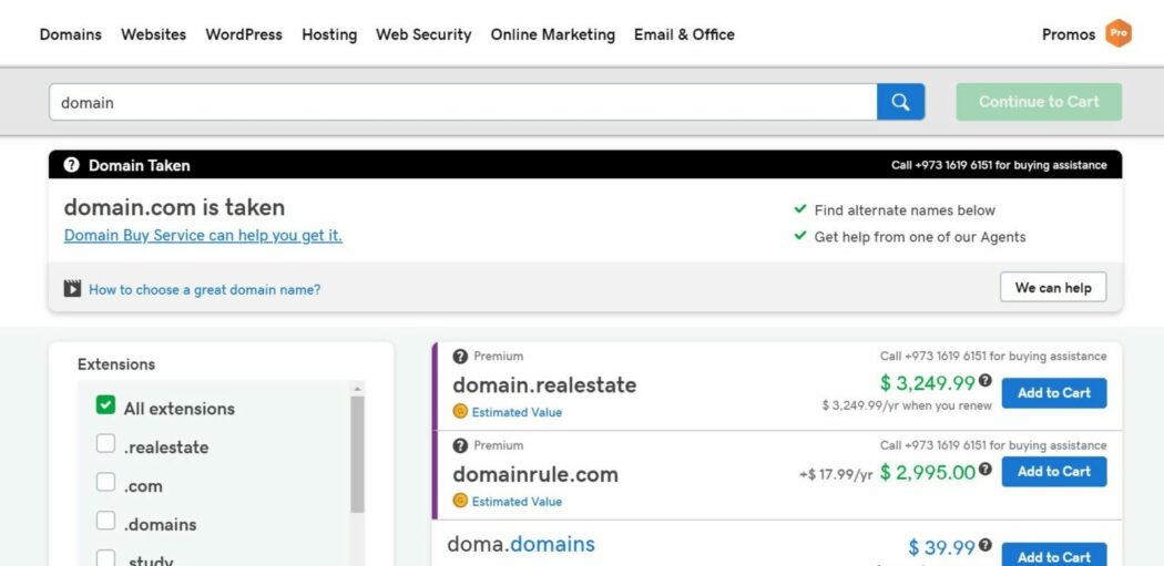 How to buy a domain name in 3 steps - GoDaddy Resources - UAE English
