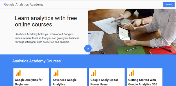 free digital marketing courses from Google Analytics to use Google Analytics