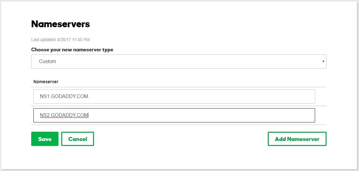 how to connect domain name to your hosting account dns management enter nameserver