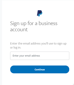 paypal sign up business estore