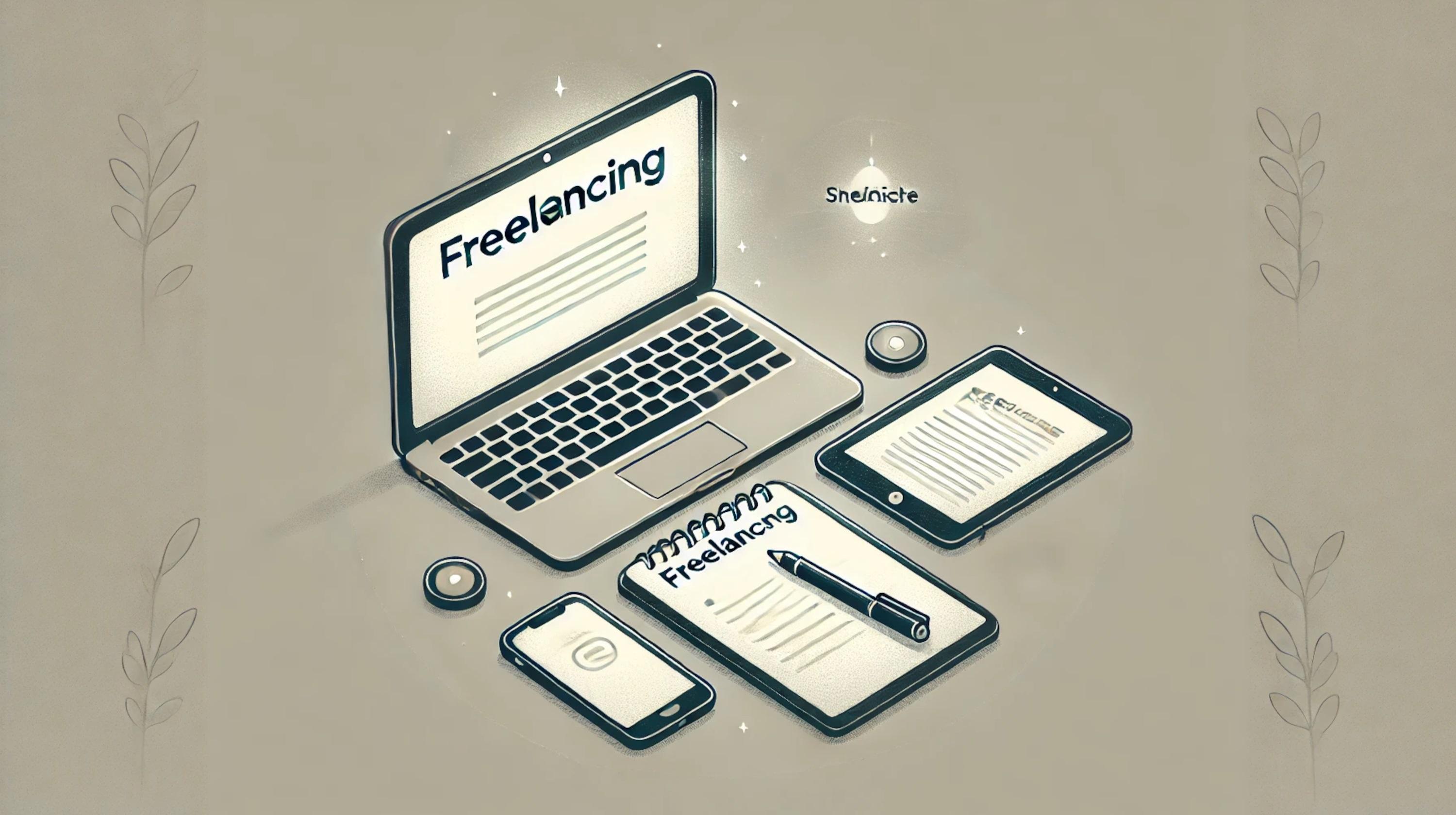 Freelancer toolkit illustration