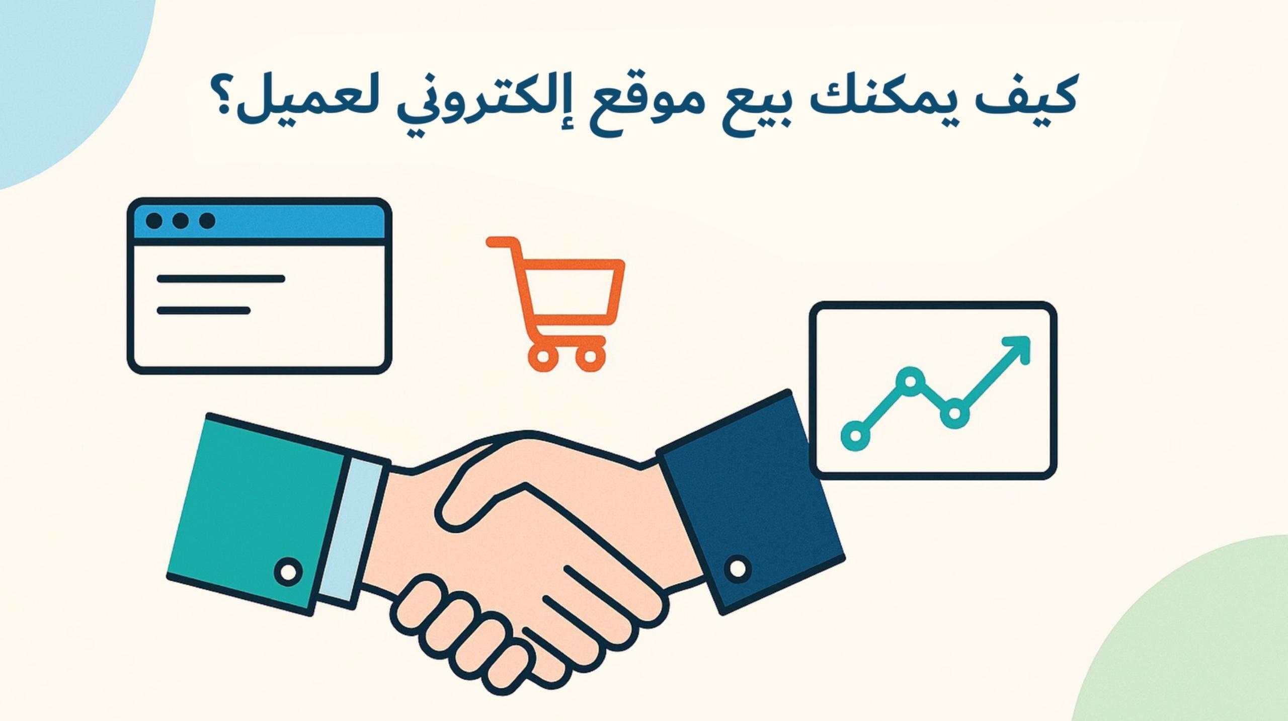كيف يمكنك بيع موقع إلكتروني لعميل؟