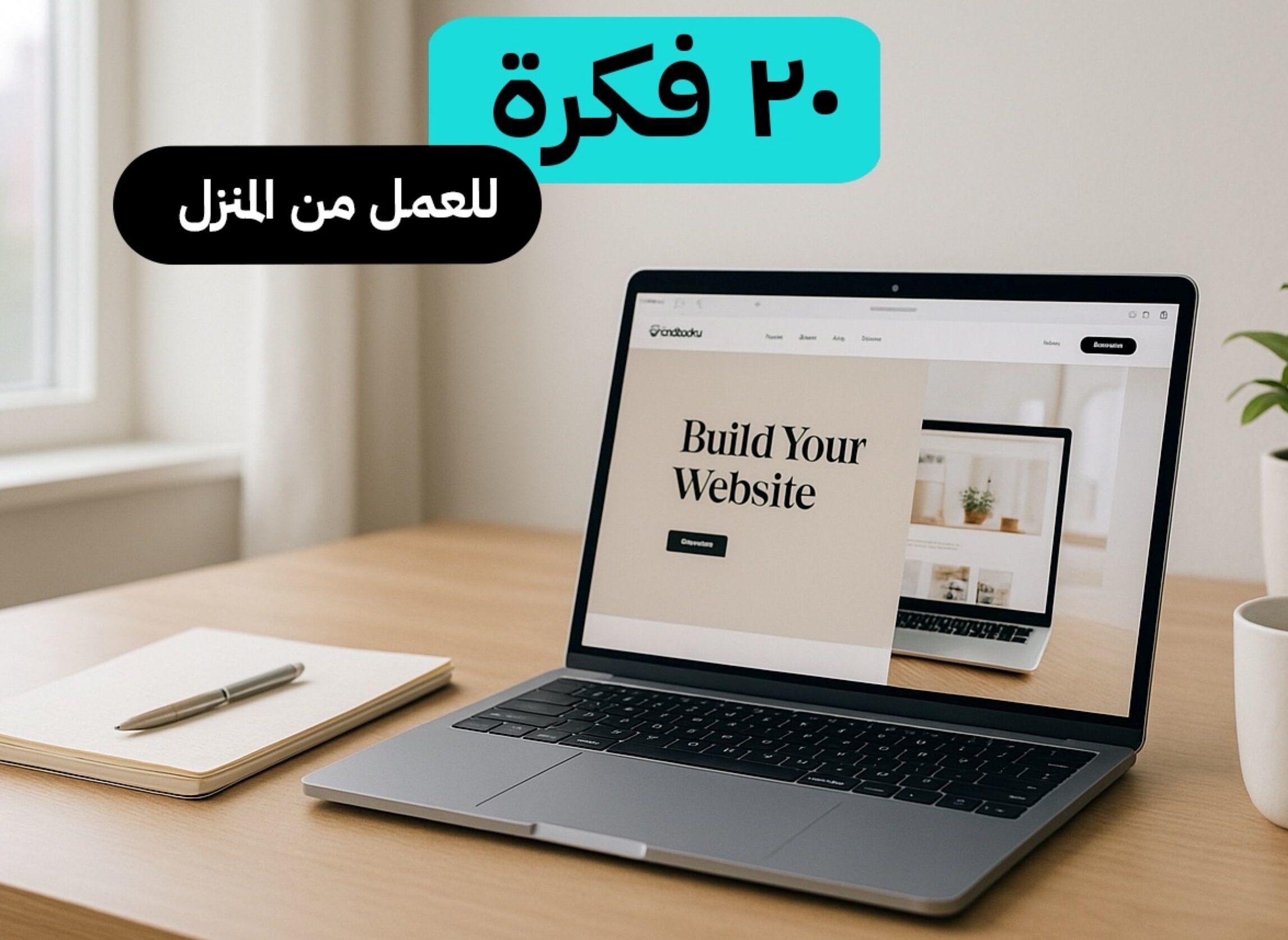 20 فكرة للعمل من المنزل