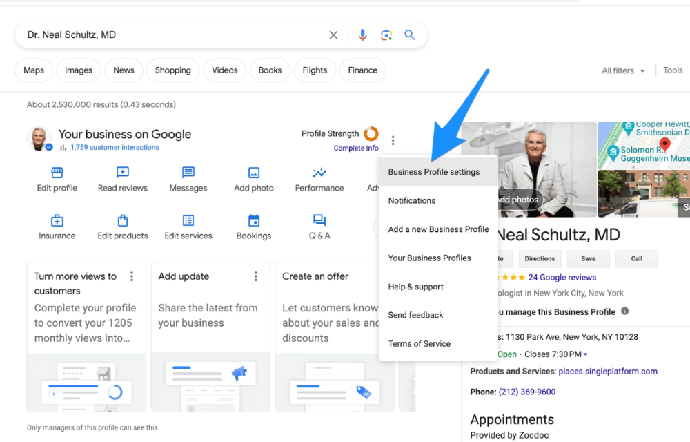 GOOGLE BUSINESS PROFILE