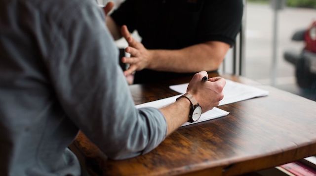 Freelance Jobs Two Men at Table