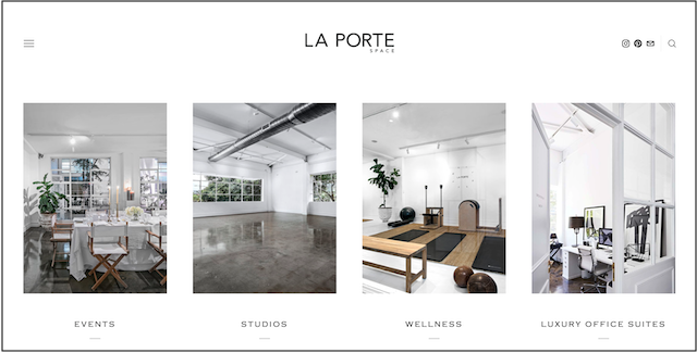 La Porte Space Homepage