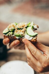 Stay Healthy Person Holding Healthy Snack