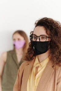 Workplace Health and Safety Two Women Wearing Masks