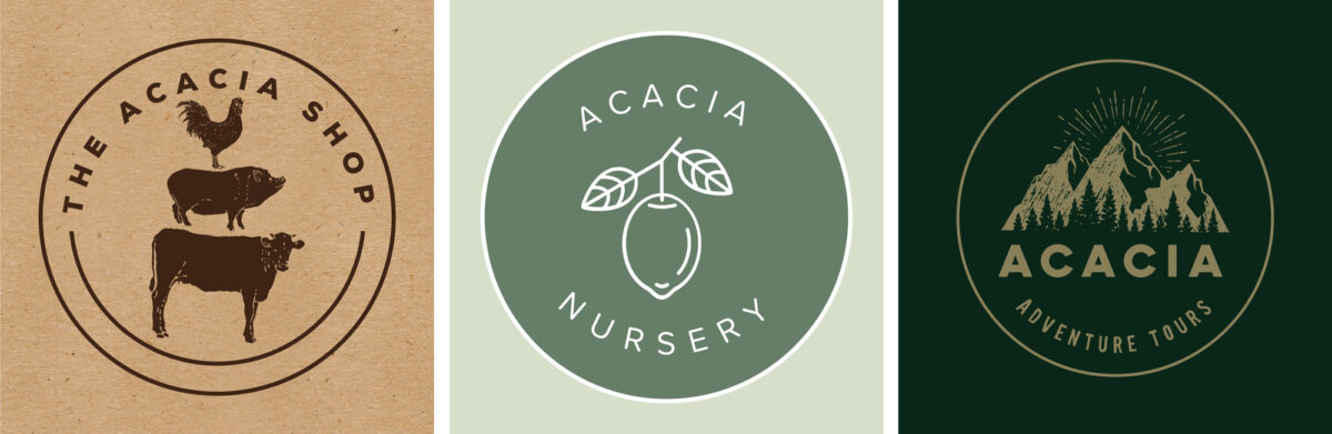 Acacia logo in circle