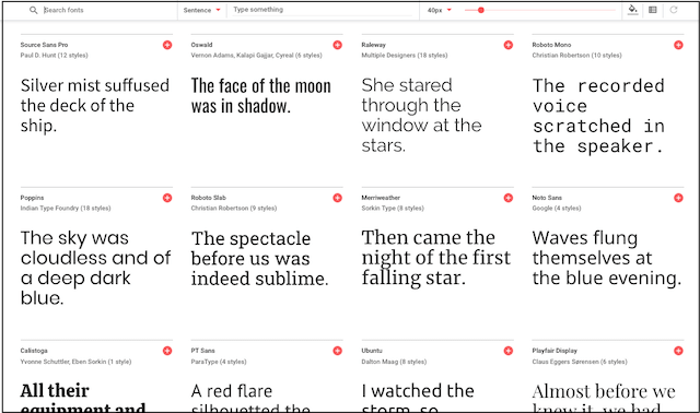 Google Fonts