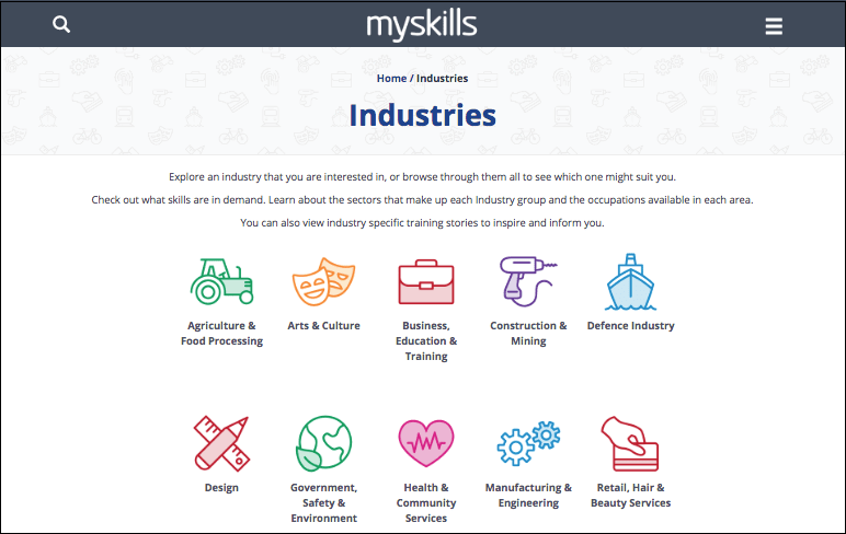 New Job My Skills Website