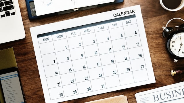 Newsletter Calendar