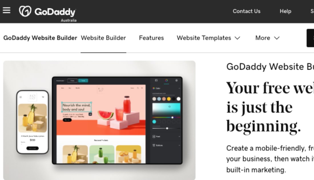 GoDaddy Website Builder