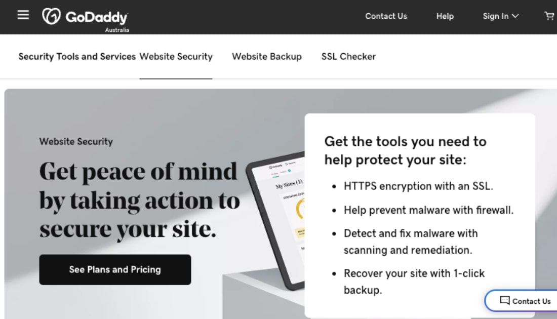 GoDaddy Website Security