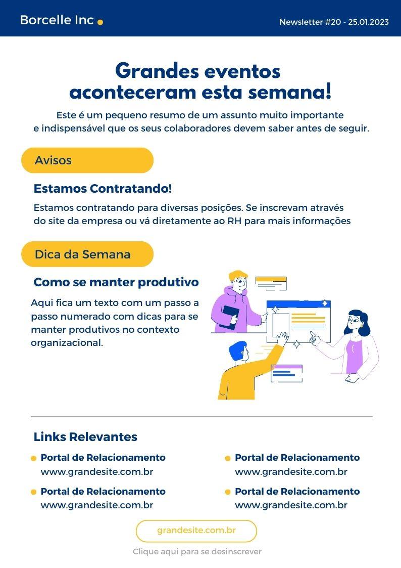 modelos de newsletter