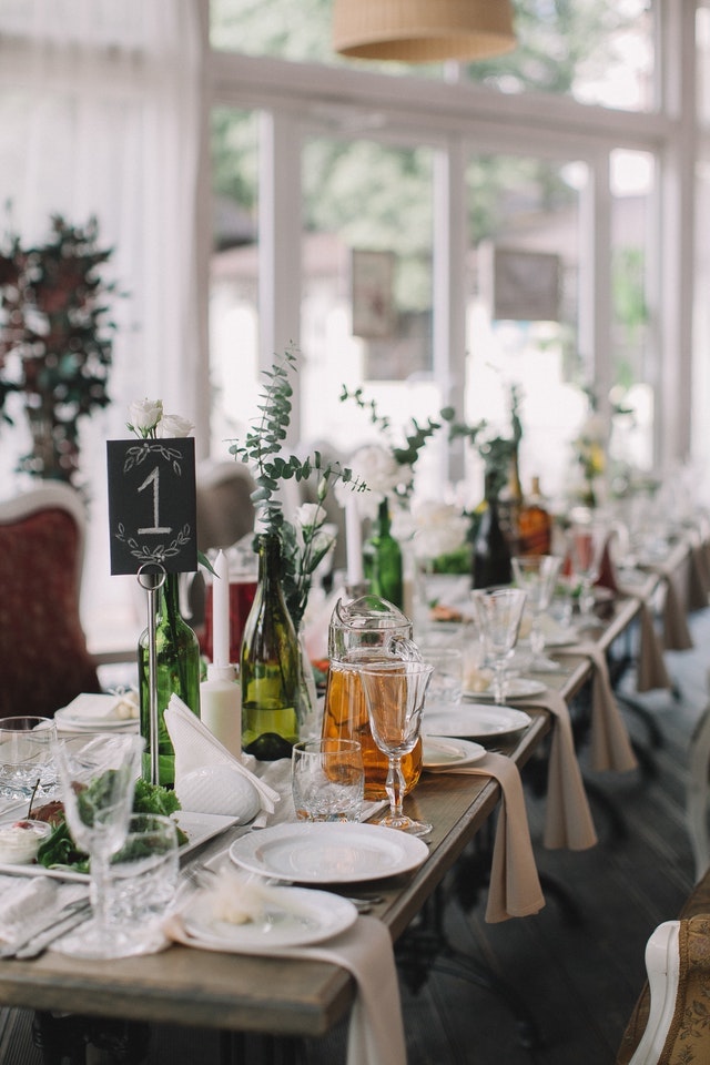 Business Development Table Set for a Party