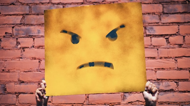 Customer Satisfaction Survey Angry Face