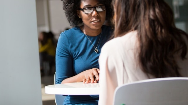 Employee Assistance Program Two Women Talking