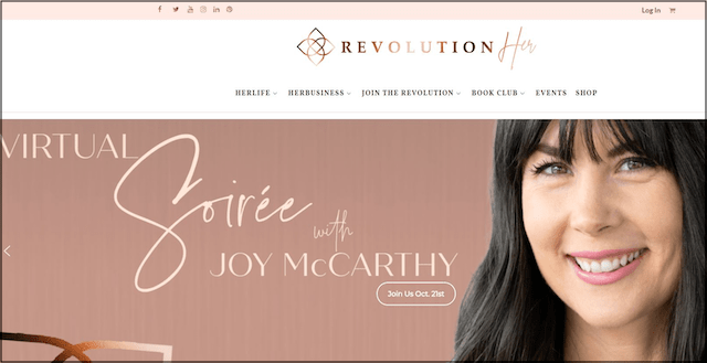 RevolutionHer Home Page