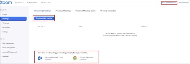 Zoom Video Conferencing Sync with Team Calendar