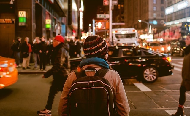 Business Strategy Woman Walking on Street