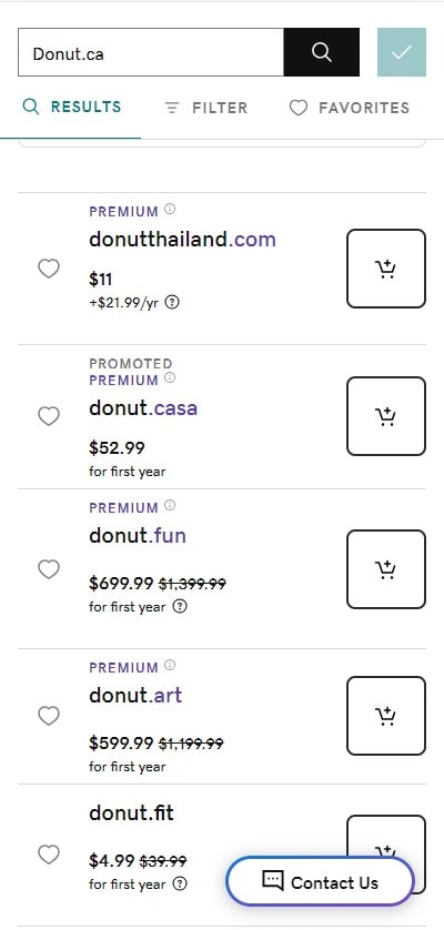 Domain Generator Options for Donut ca” width=