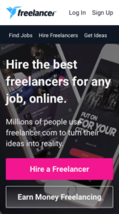 Freelancer website