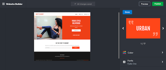 How to Make a Website GoDaddy Website Builder Theme