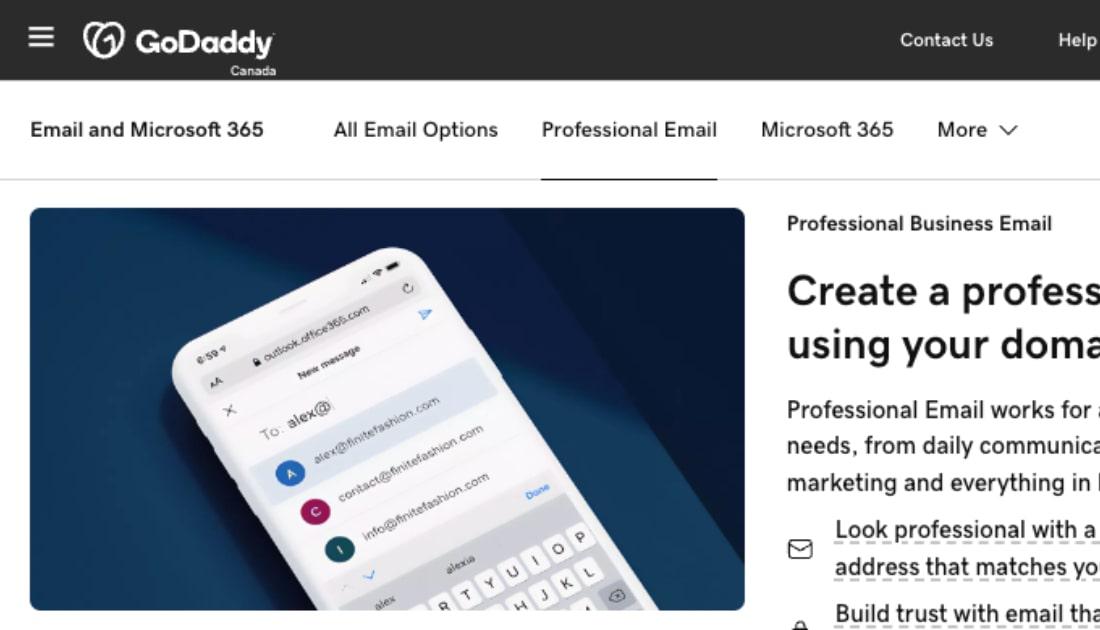 GoDaddy Professional Email