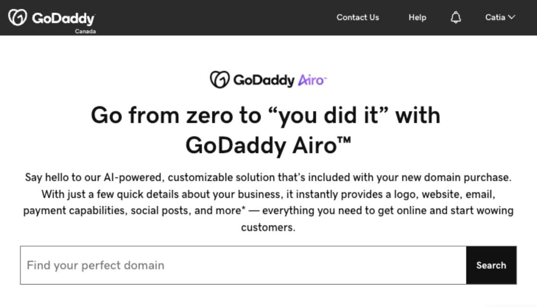 GoDaddy Airo