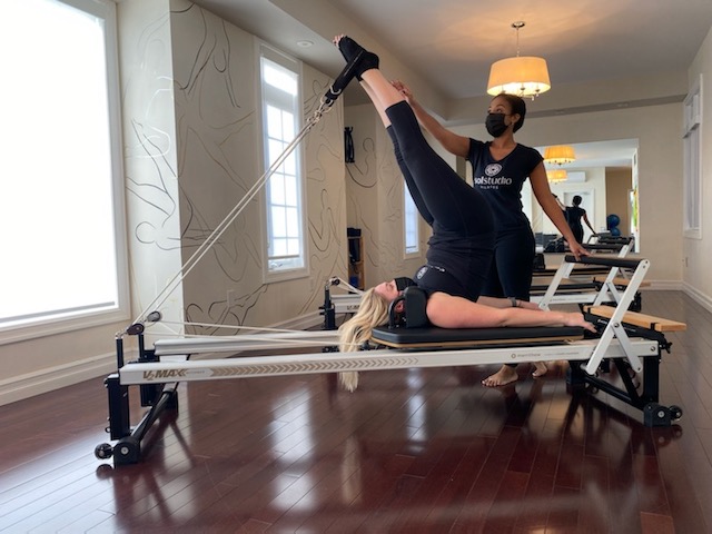 Sole Studio Pilates Lisa Cowan at work