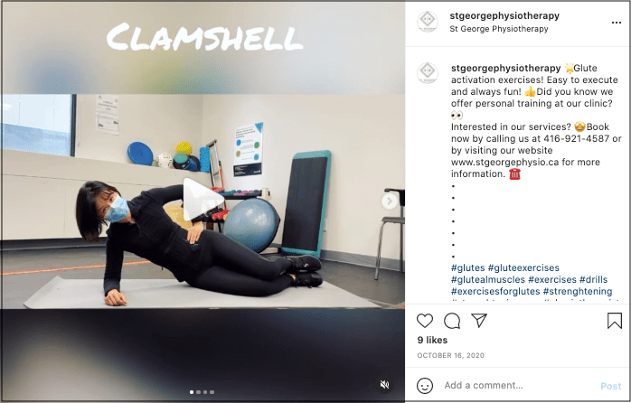 St. George Physiotherapy Instagram video