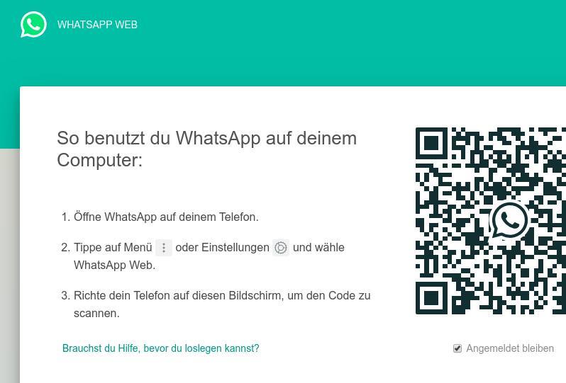 WhatsApp für PC_Nutze die Vorteile von WhatsApp Web_Startseite